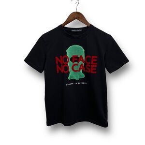 STREETZ IZ WATCHIN No Face No Case Ski Mask T Shirt‎ Black Small 19 x 25